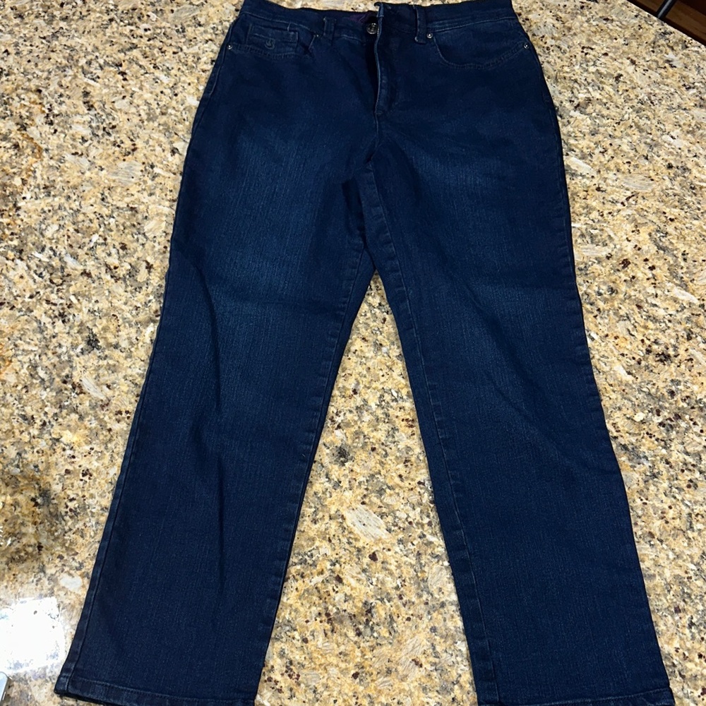 Gloria Vanderbilt Navy Jeans, Women’s 10 short
